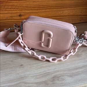 Marc Jacobs Blush Snapshot Camera Crossbody Bag New!